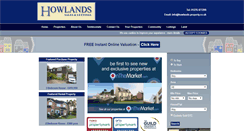 Desktop Screenshot of howlands-property.co.uk